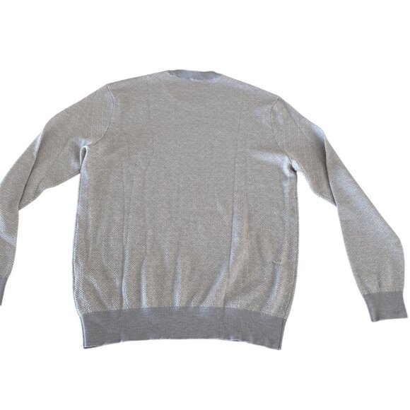Emporio Armani 100% Virgin Wool Gray Men's crewneck sweater, Size XL - Picture 14 of 14